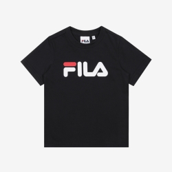 Fila Uno Round - Tytön Poolopaita - Mustat | FI-22834